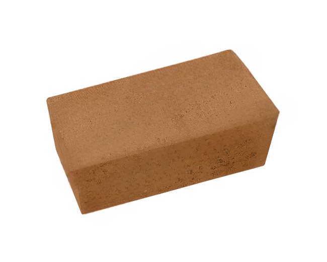 Кирпич гиперпрессованный утолщенный лицевой, М200 (оранжевый)