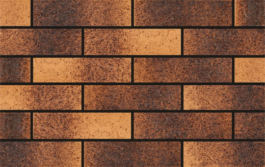 Кирпич лицевой одинарный пустотелый Бронза Терра