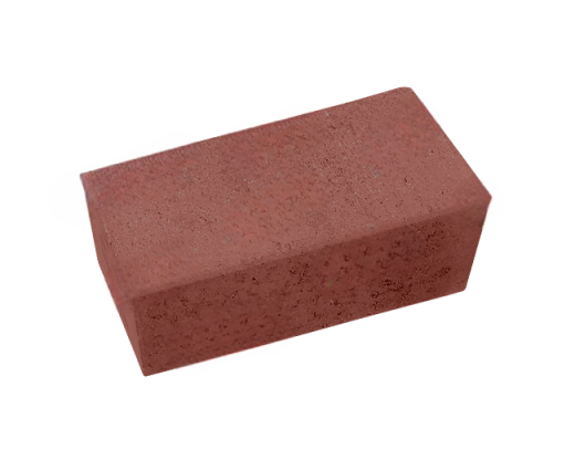 Кирпич гиперпрессованный одинарный рядовой, М200 (терракотовый)