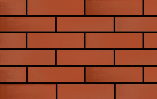 Кирпич лицевой одинарный пустотелый Красный Гладкий