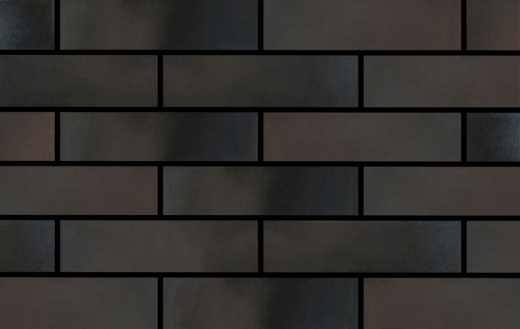 Кирпич лицевой одинарный пустотелый Флеш Нуар Гладкий